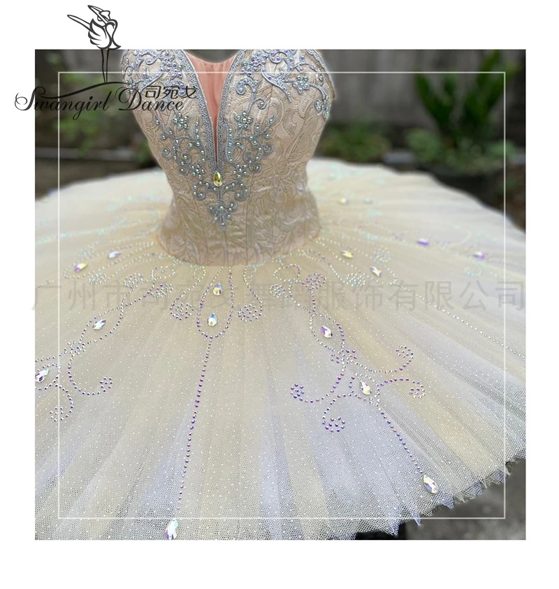 Girls Paquita Variation Custom Made Ballet Tutu Children Professional Ballet Costumes BT4011