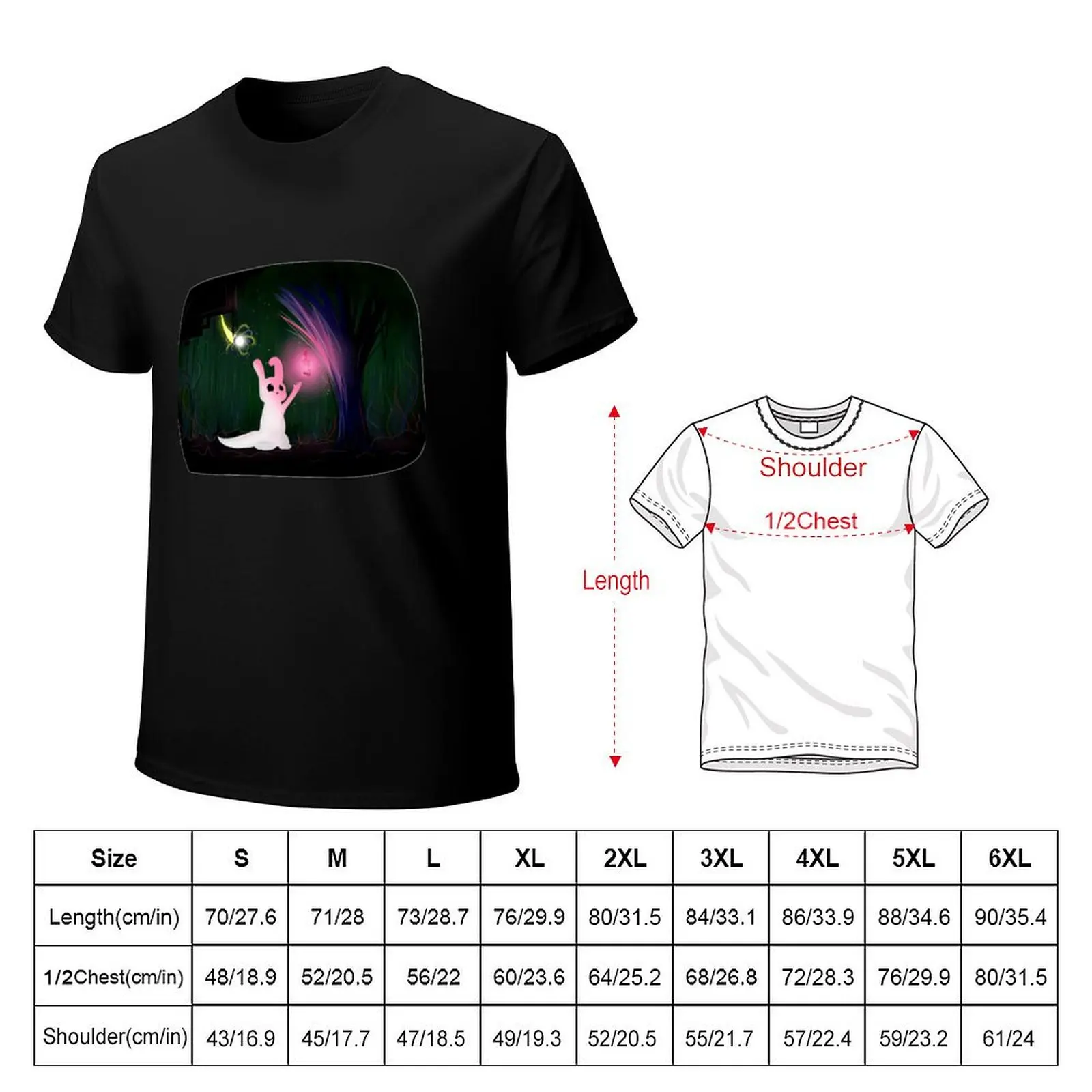 Glowing Slugcat Rain World T-Shirt aesthetic clothes plus sizes clothes funny t shirts for men