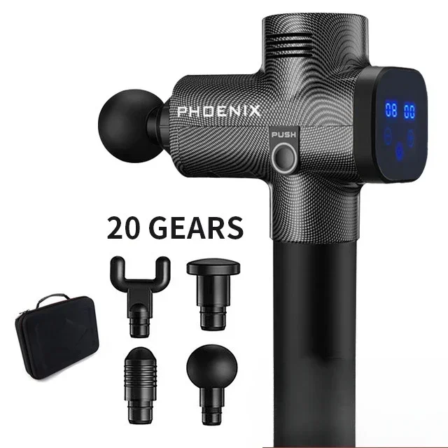 

Massage Gun For Muscle Back Pain Relief Exercising Body and Relaxation Slimming Shaping Massager Deep Body Massager Phoenix A2