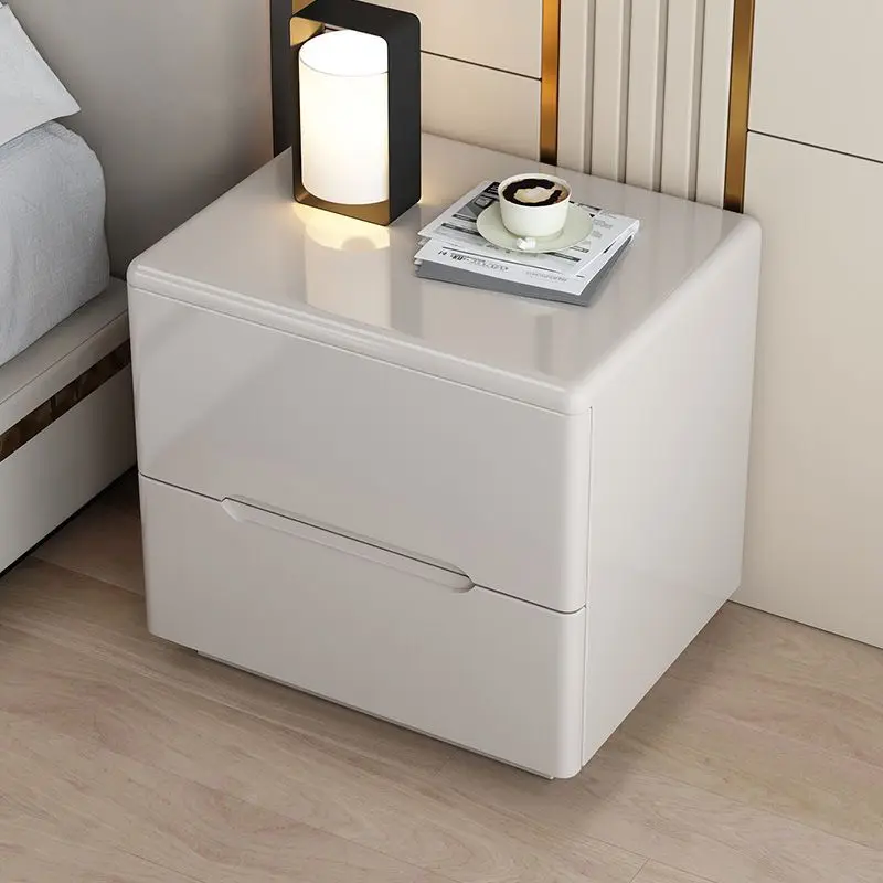 

paint, bedside table, small, new, locker, light luxury, bedroom