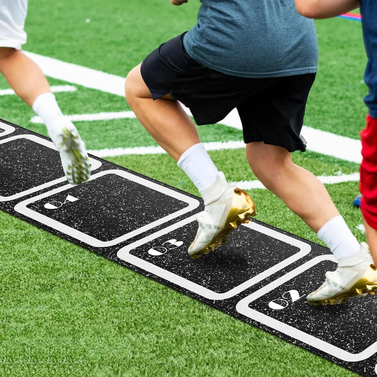 Behendigheidsladder Trainingsmat Staptraining Springrooster Antislip trainingsapparatuur voor voetbal Hardlopen Springen