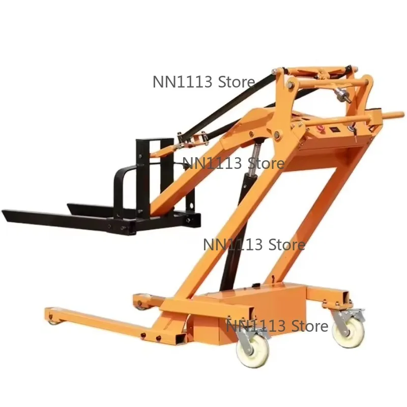 

500Kg 1.5M Boom Telescopic Crane Forklift Electric Pallet Truck Small Forklift Trucks