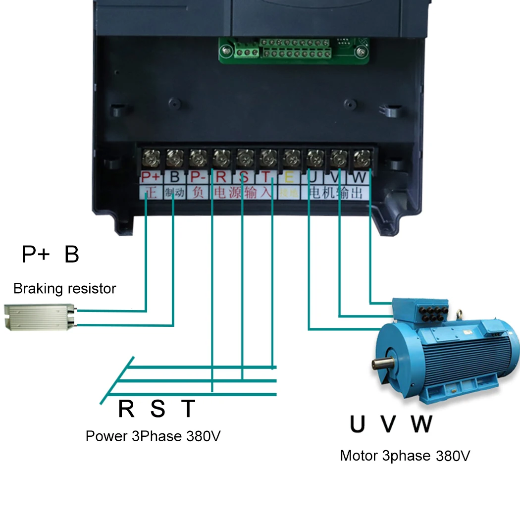 VFD Inverter 15/18.5/22/30kw  Frequency Inverter 3P 380V Output Frequency Converter Variable Frequency Drive