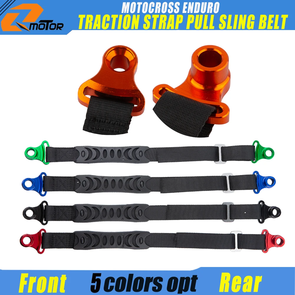 CNC Rescue Traction Strap Pull Sling Belt For Yamaha KTM Kawasaki Suzuki Honda Husqvarna CRF YZ KX EXC SX Road Motocross Enduro