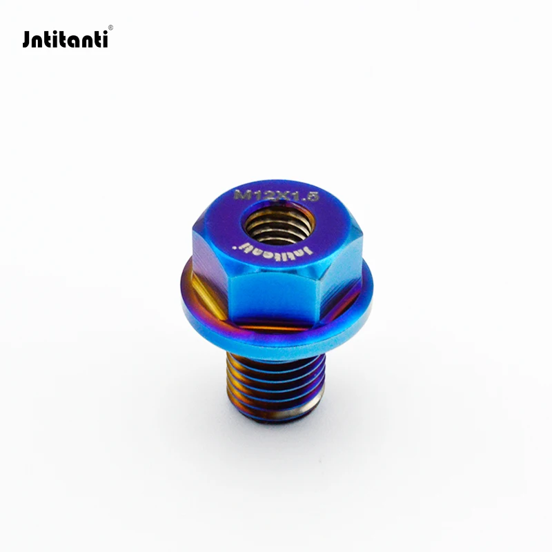 Jntitanti Gr5 Titanium Alloy Auto Engine Magnetic Oil Drain Plug  for Toyota  Benz Audi VW Honda Suzuki Mazda Mitsubishi Jeep