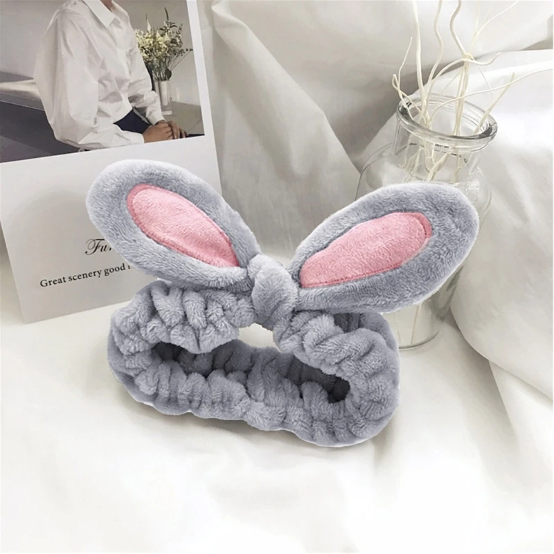 Rabbit Hairband Bunnys Hairband Yoga Hairband Makeup Hairband With Ears Wide Skincare Headband Hairband For Washing Face