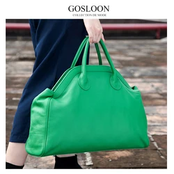 GOSLOON-248 borse a tracolla da donna in morbida pelle di lusso di grande capacità borsa da donna in pelle originale borsa da donna Casual