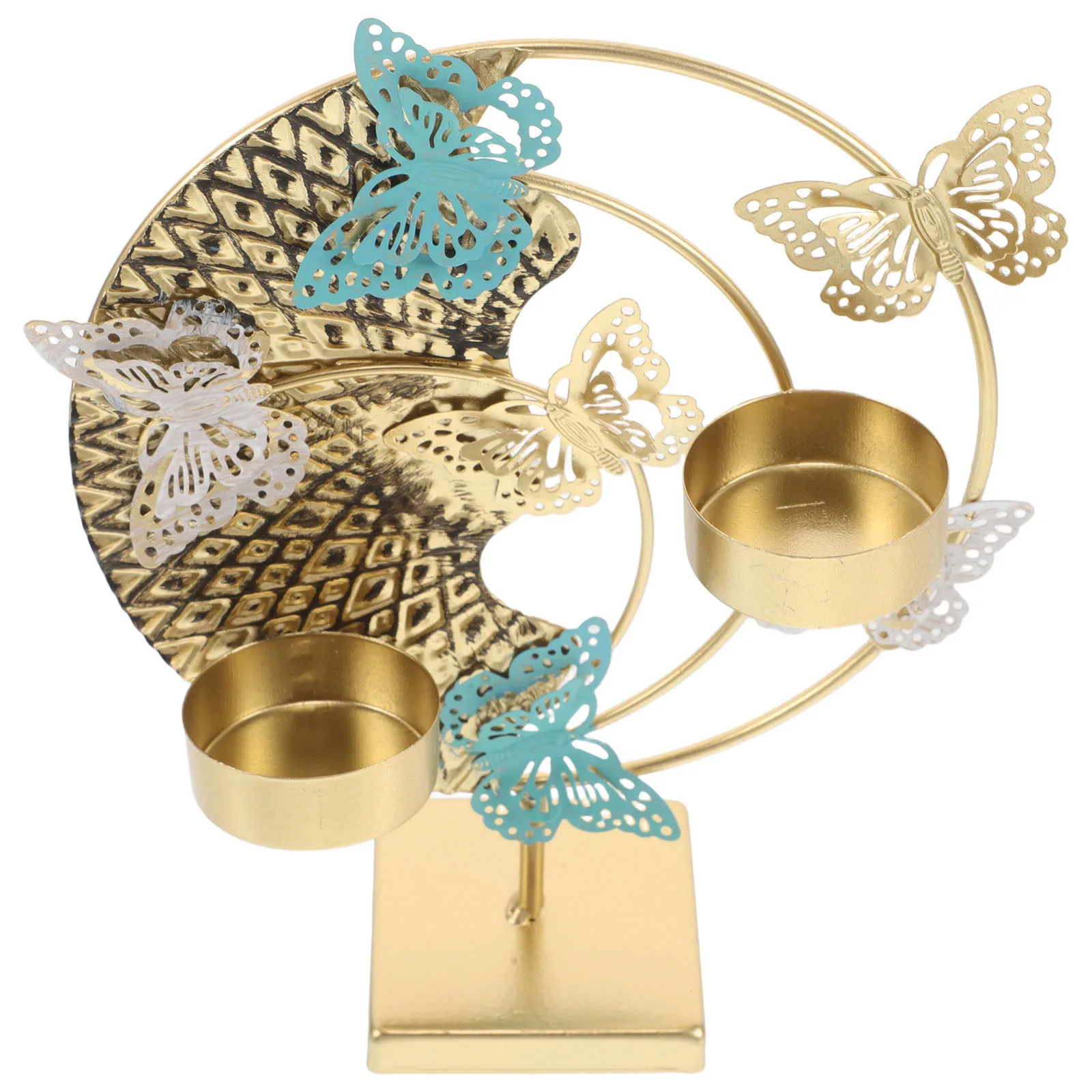 

Metal Holder Butterfly Hollow Iron Art Elegant Tabletop Decor Romantic Wedding Centerpiece Home Decor Cute Holder