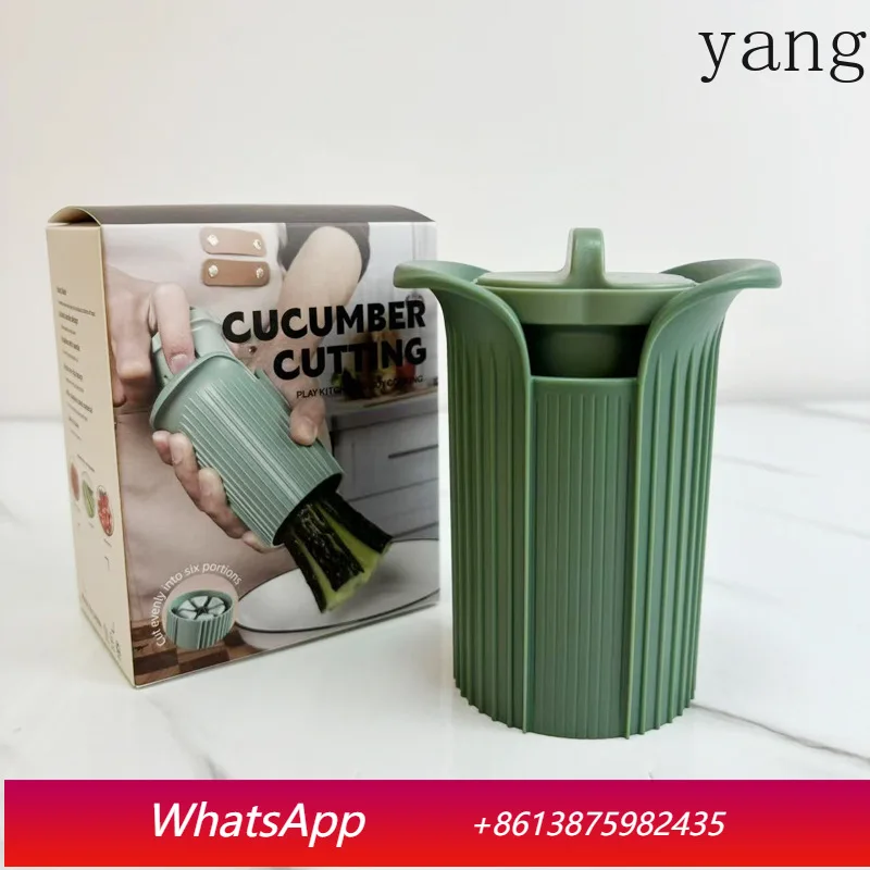 LMM Household Multifunctional Manual Cucumber Cutter Carrot Strawberry Fruit and Vegetable Cutter