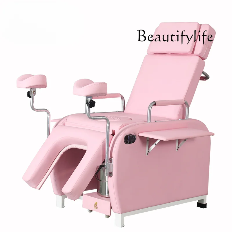 Private Gynecological Examining Table Washing Bed Women's Clinic Bed Body Beauty Hip Confinement Bed