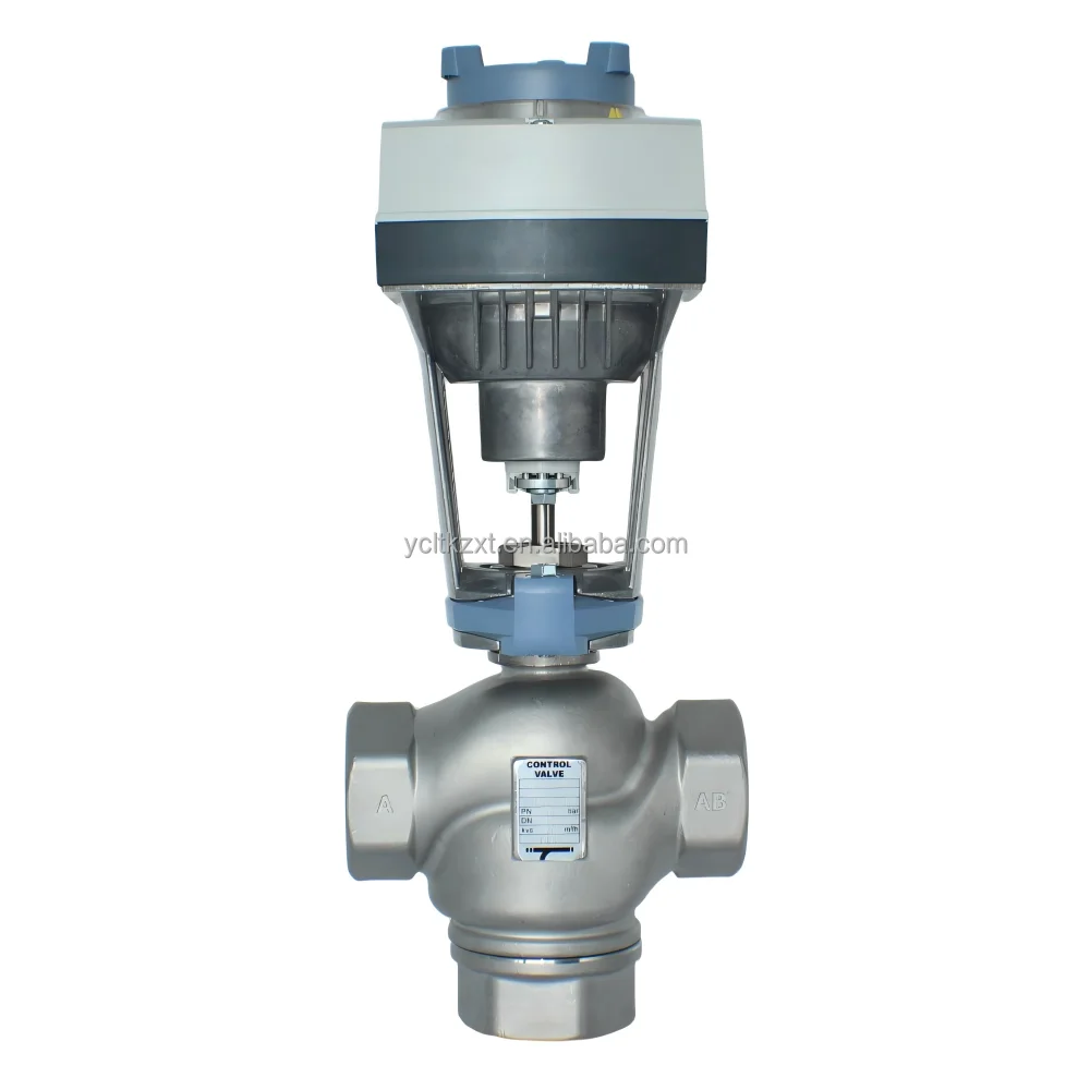 

Stainless Steel Electric Adjusting Control Valve for HVAC System HVAC Mixing Diverting Heat Transfer Fluid OEM for Water