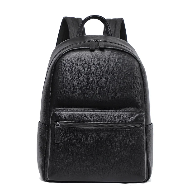 100% Genuine Leather Men Backpacks Natural Skin Leather Students Backpack Yong Boys College Backpack Shoolbag Travel Bags