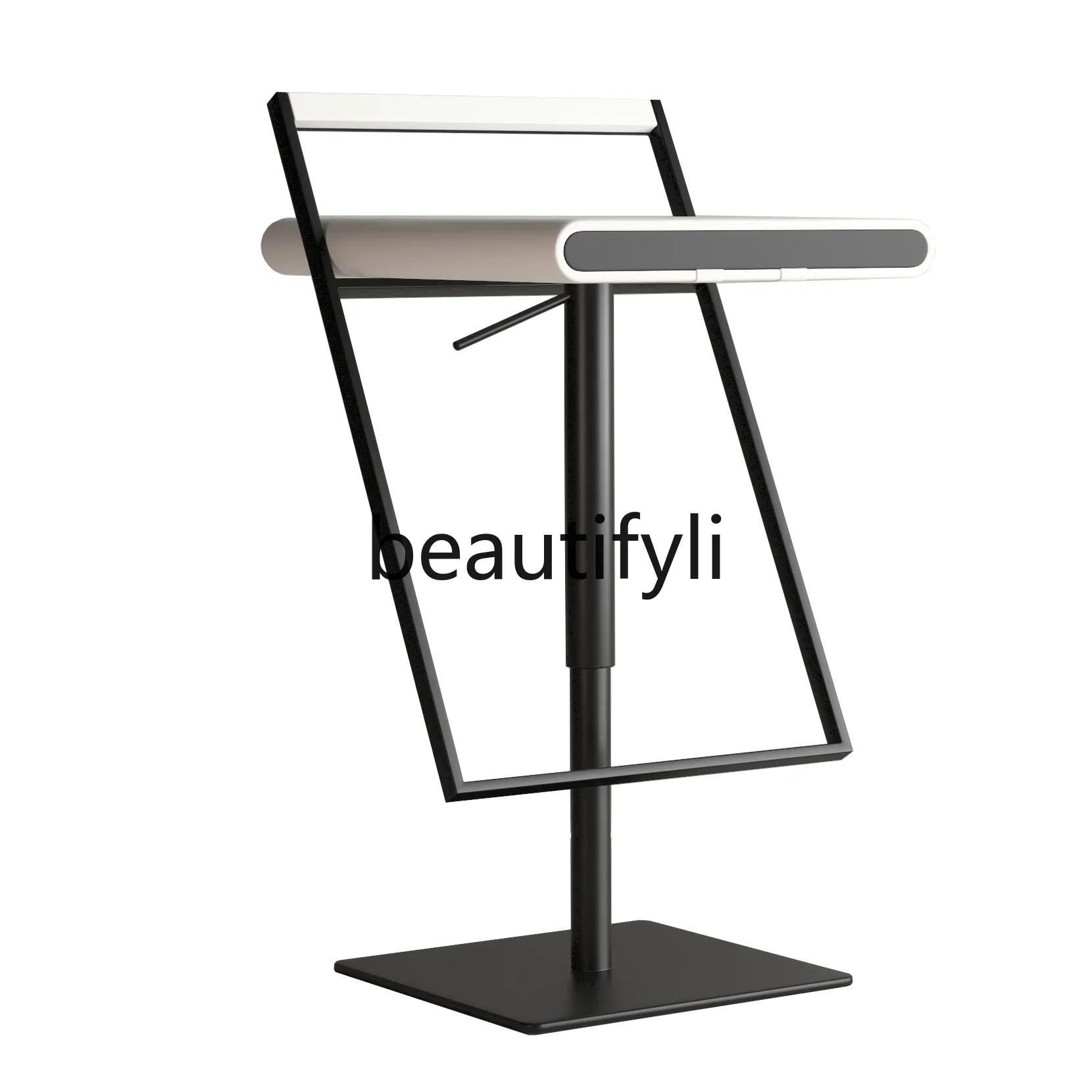 

Modern simple lift bar chair light luxury Italian high stool island bar