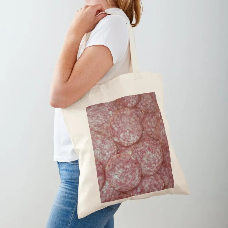 

Italian salami Tote Bag canvas tote canvas women eco folding