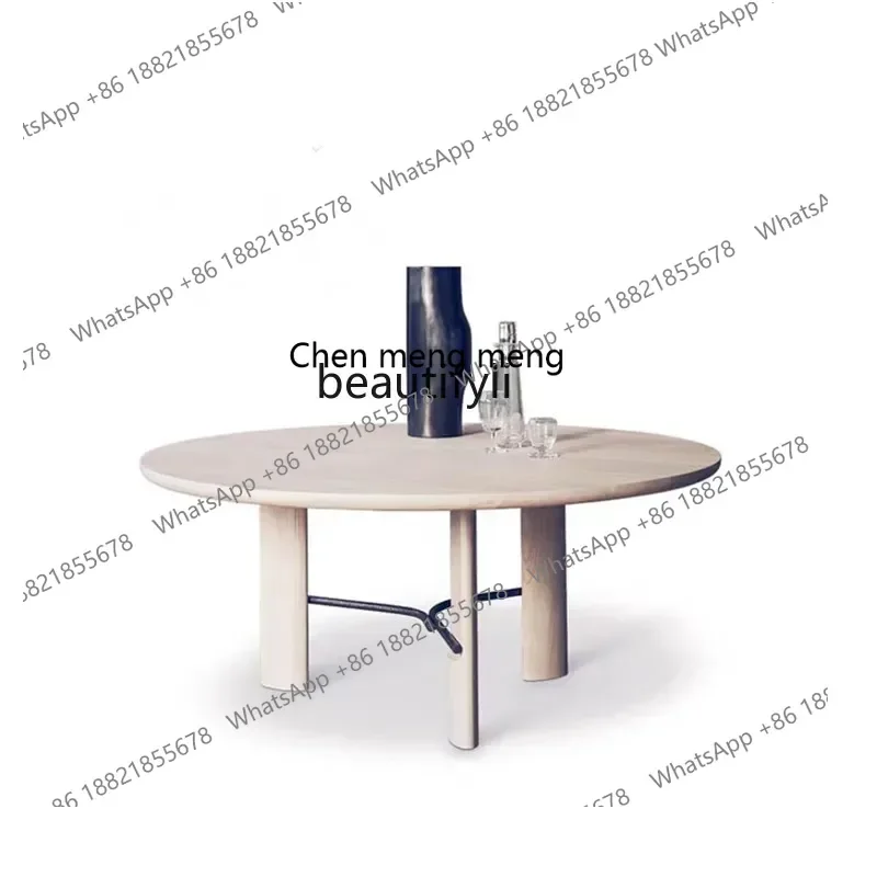 

ss1001 Simple modern home solid wood dining table Nordic, hotel restaurant dining table, coffee table