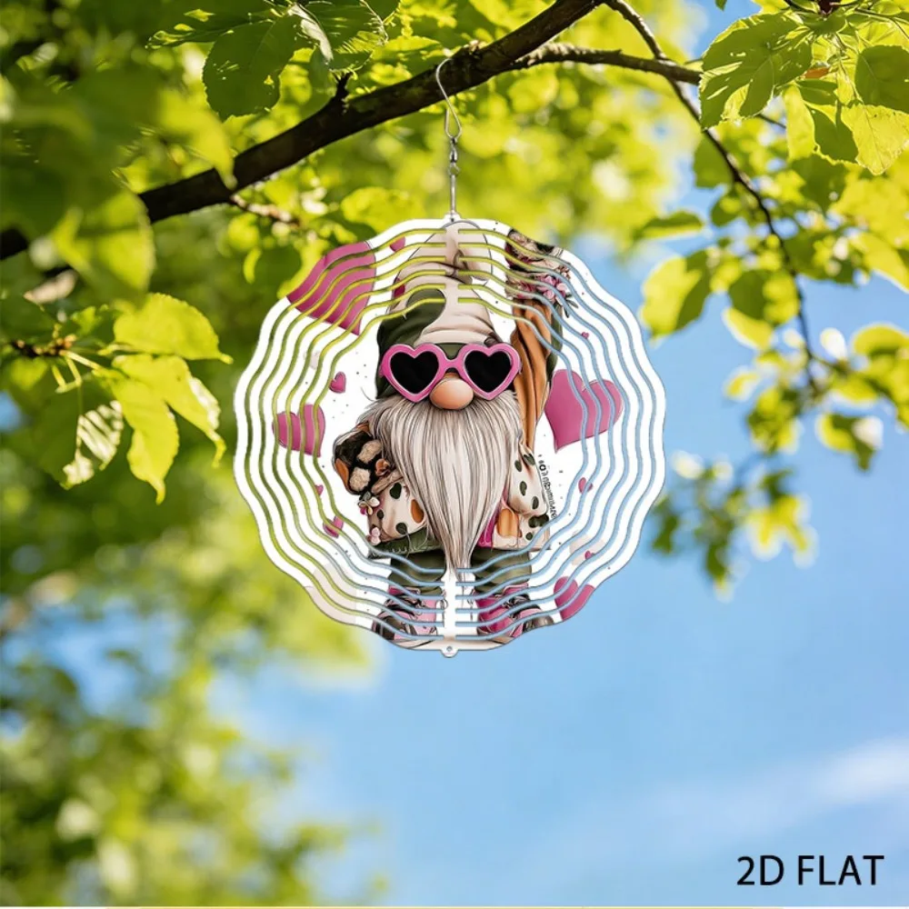 

Colorful Garden Gnome Wind Chimes, Heavy Duty Outdoor Decor for Patio Lawn, Musical Hanging Ornaments