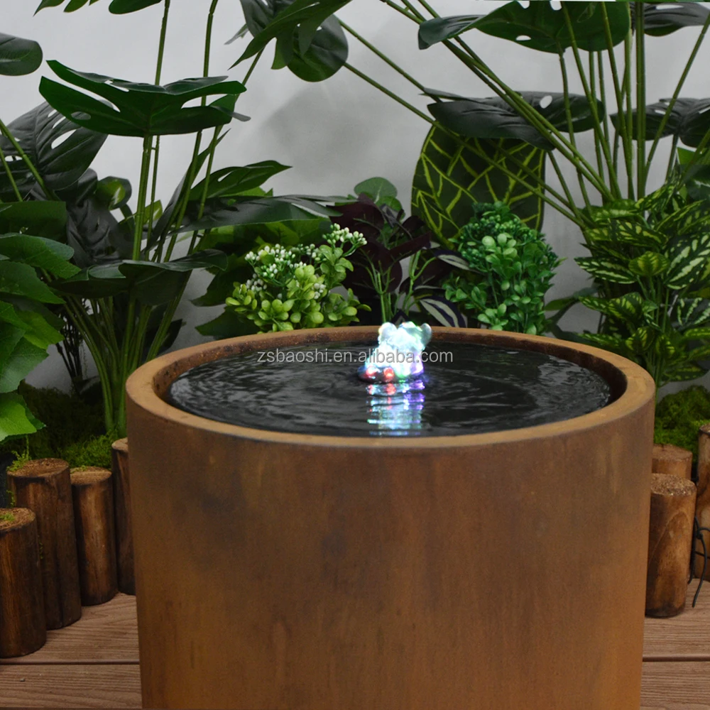 

Современный открытый фонтан, садовый пейзаж, хлопковый стальной водопад, садовый декоративный фонтан