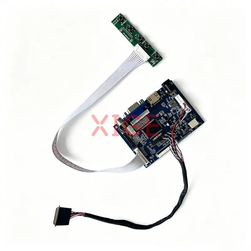 

Controller Board Fit CLAA140WB HSD140PHW1 HT140WXB HB140WX1 AV+HDMI+VGA 1366*768 LVDS-40 Pin Laptop Monitor Screen 1366x768 Kit