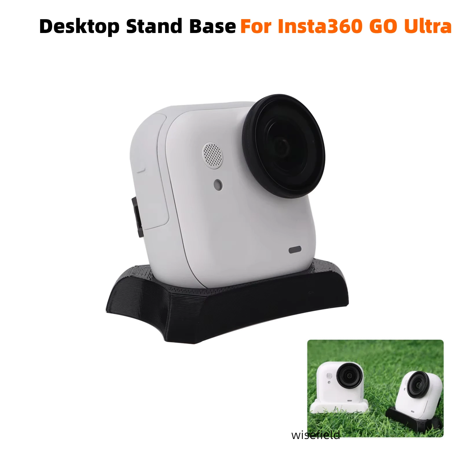 

Desktop Stand Base For Insta360 GO Ultra Pocket Camera Fixed Elevation Multi-Angle Tabletop Docking Accessory