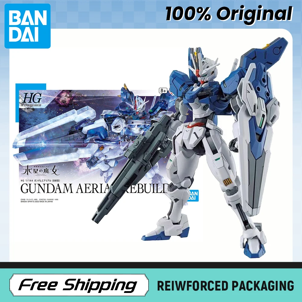 在庫ありバンダイ-hg-twfm-1-144-ガンダムエアリアルリビルド組立モデルキットオリジナルおもちゃアクションフィギュアギフト収集趣味