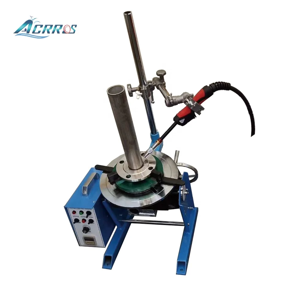 

220volt Welder Turntable Loading 30 kg 100kg Center Hole 65MM Welding Positioner Rotary Table with Pipe Chuck Clamp 150mm