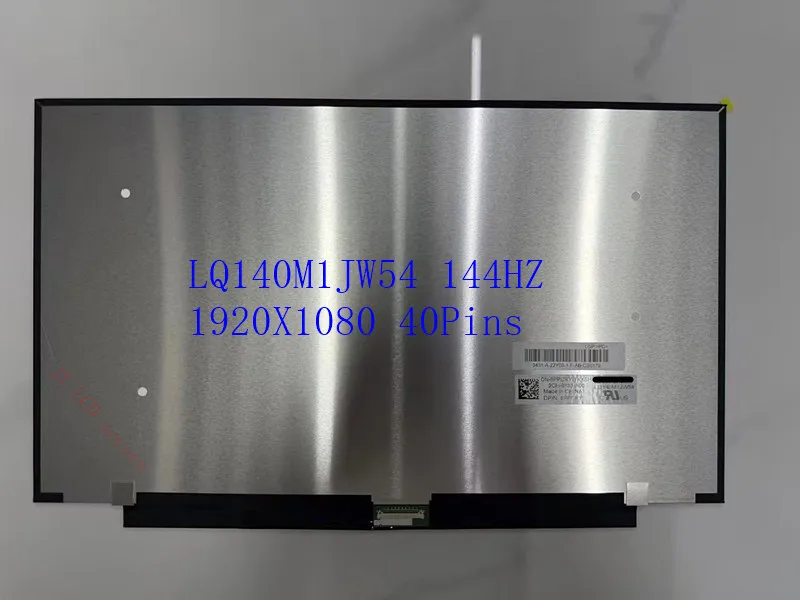 

14.0" 144Hz 1920X1080 40Pins EDP LQ140M1JW54 Laptop LCD Screen Panel Display for Dell Alienware X14 R1