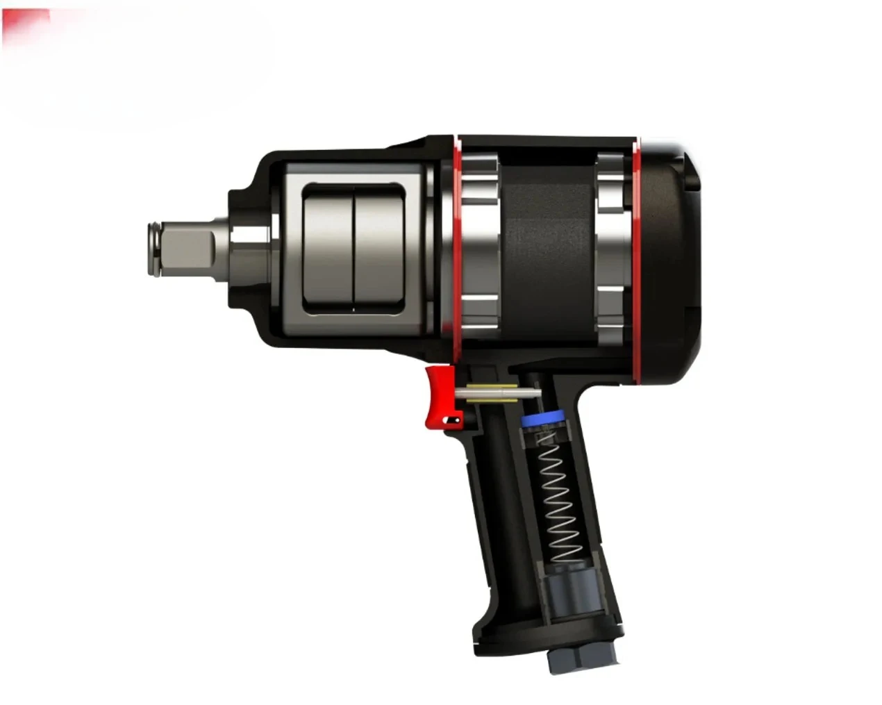 Obeng Udara Pneumatik Magnesium 6000 Rpm Ringan dan Tahan Lama