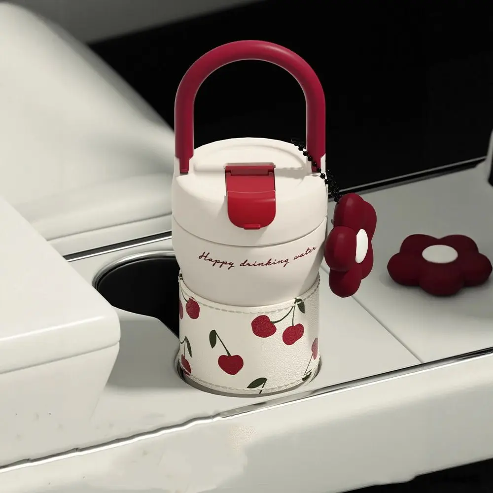 

Чашка для воды из нержавеющей стали, 720 мл, герметичная термобутылка для воды с мультяшным узором, двойная изолированная чашка для питья, офисная чашка для питья