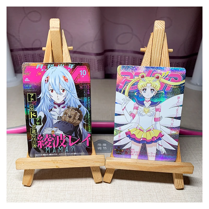 Anime Goddess Story DIY ACG Tabletop Game Laser Card Kinomoto Sakura Ayanami Rei Toys for boys Collectible Card Birthday Present