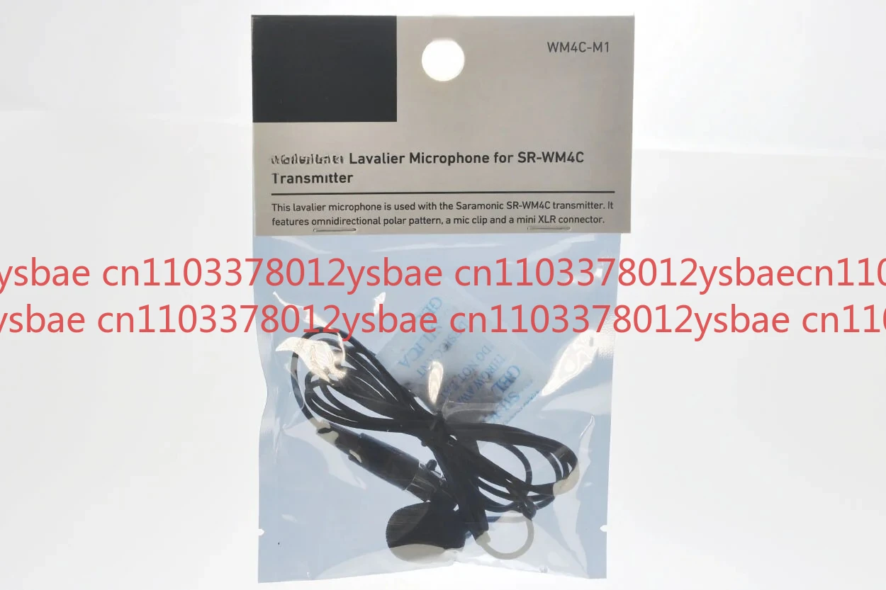 FOR Saramonic SR-WM4C-M1 12V Mini XLR SR-WM4C Omnidirectional collar clip microphone