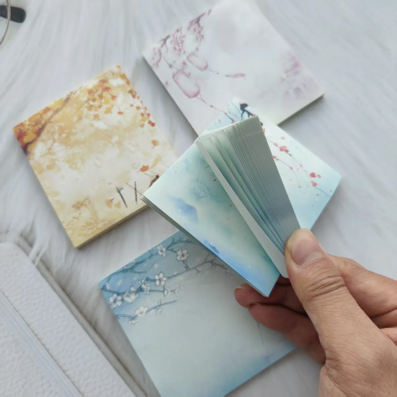 50 قطعة الصين الكلاسيكية DIY المفكرة لينة حالة دفتر صغير مذكرات جيب المفكرة تعزيز هدية القرطاسية مذكرة الوسادة