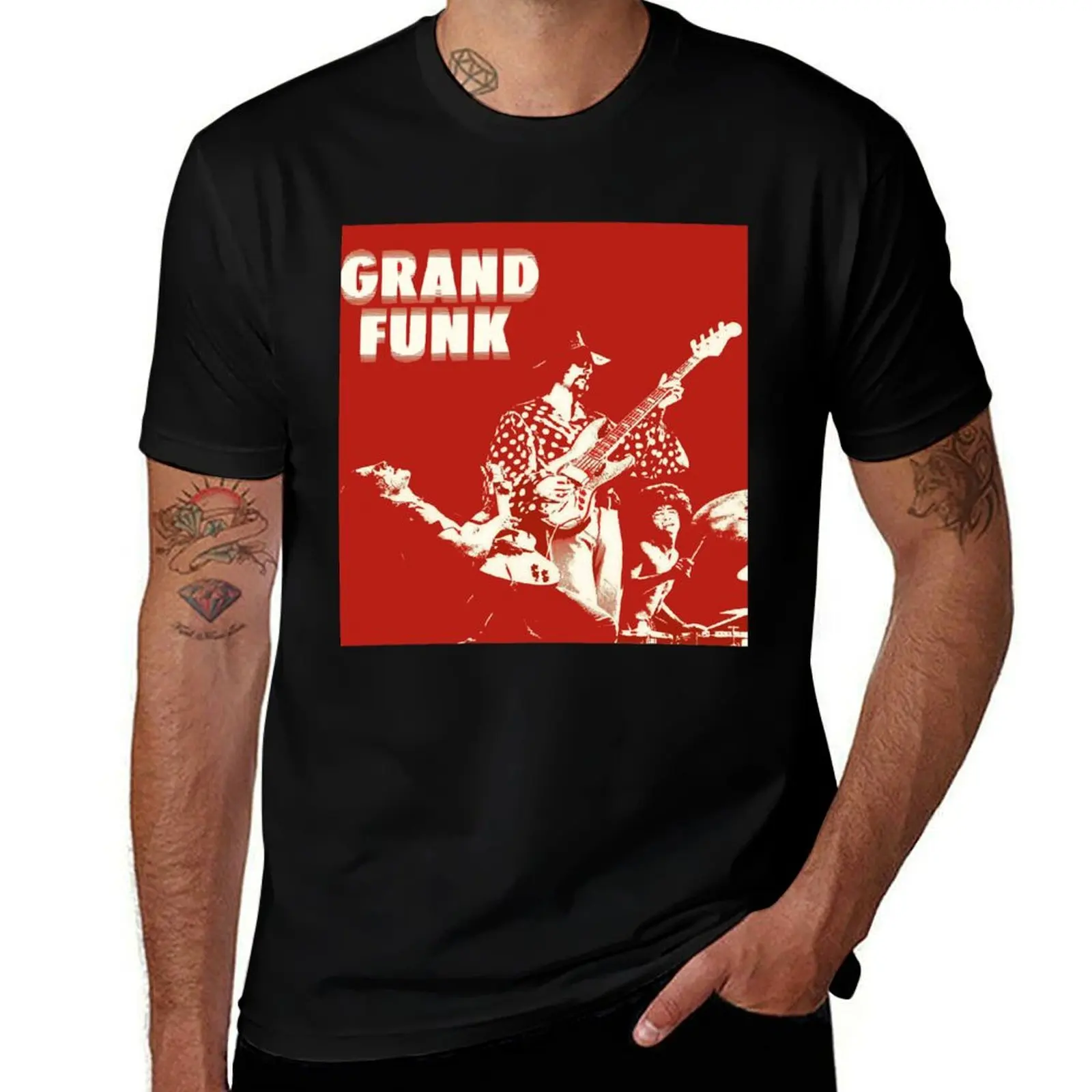 Grand Funk Railroad. T-Shirt Lightweight Gym Training T-Shirt