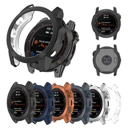 TPU Screen Protector Protection Case For Garmin Fenix 7 7X 7S Protective Cover Bumper Accessories Watch Silicone Protector Frame