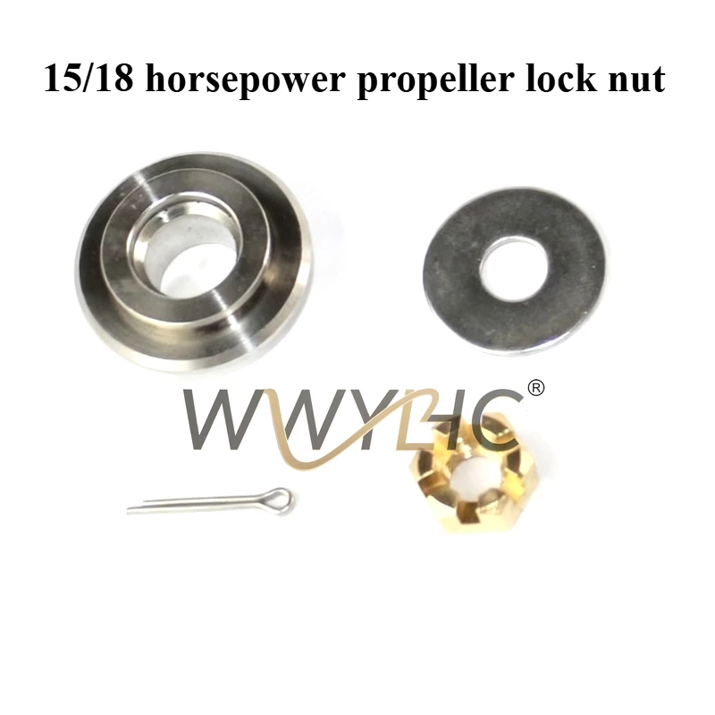 Suitable for  Yum Hangkai 2/4 Stroke 5/6/8/15/20/30/40 Hp Outboard Propeller Nut for Sea