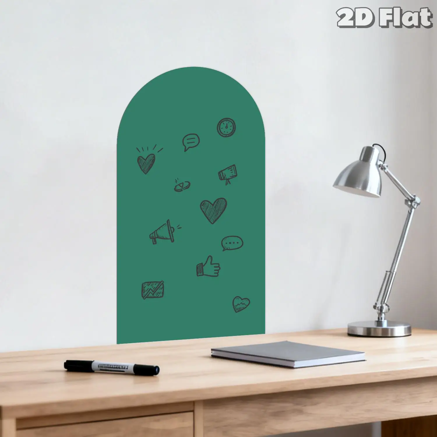 pannello-adesivo-magnetico-verde-smeraldo-a-forma-di-arco-facile-da-scrivere-e-pulire-pannello-murale-per-caffe-bistrot-camera-da-letto-decorazione-domestica