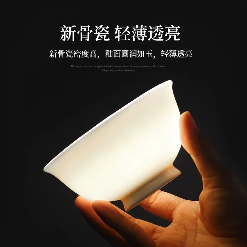 Pure White Bone Small Ins Home Ceramics Restaurant Tableware Noodle Soup Rice Salad Bowls Ceramic Bowl Kitchen tableware