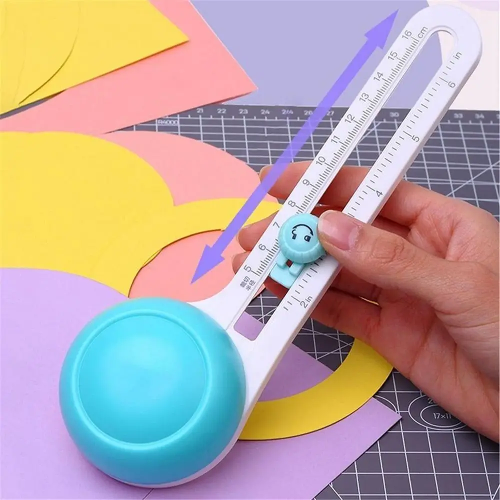 New Handicraft Circular Paper Cutter Cards Cutters Paper-Cutting Craft Circle Cutter DIY Compass Circle Cutter Student Use