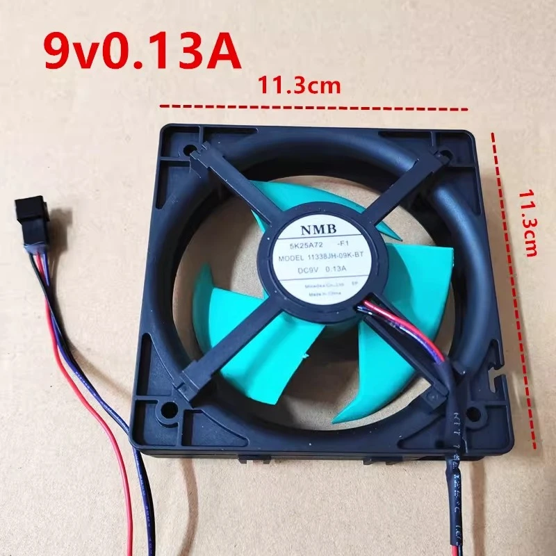 

Вентилятор для холодильника Rongsheng, запчасти NMB 11338JH-09K-BT, DC9V 0.13