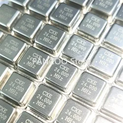 Oscilador de reloj de cristal, 24M, 24.000M, 24MHZ, 24.000MHZ, tamaño medio, 3,3 v, 5v, OSC DIP-4, 24.000, 5 unidades