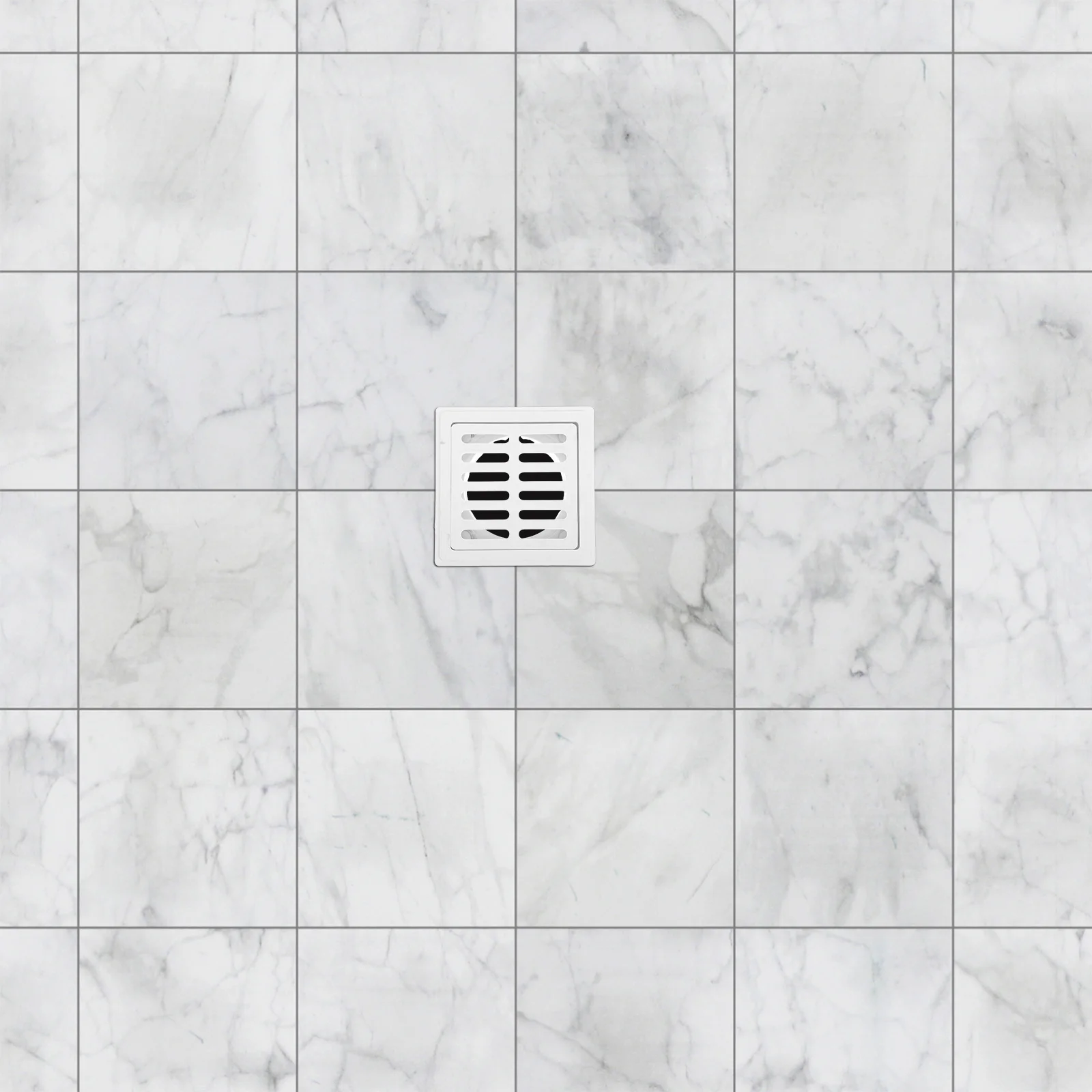 

Floor Drain Replacement PVC Square Efficient Drainage Cover Durable Water Diverter Concrete Filter Screen Adapter for Bathroom