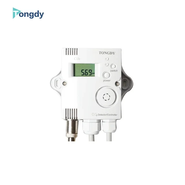 Tongdy CO2 controller /CO2 detector for greenhouse 0~2000ppm CE RS485