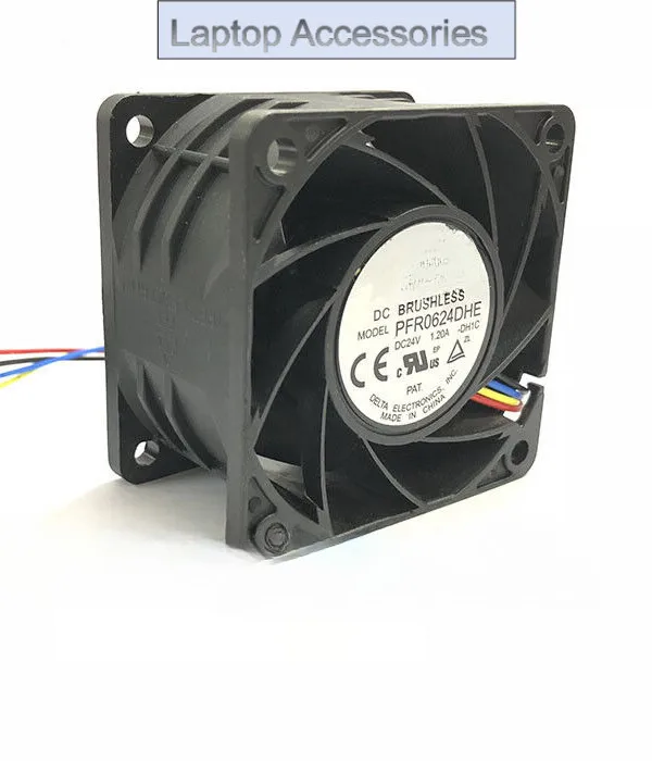 F FOR Delta PFR0624DHE 6038 24V 1.20A 6CM 4-wire PM speed regulation cooling fan