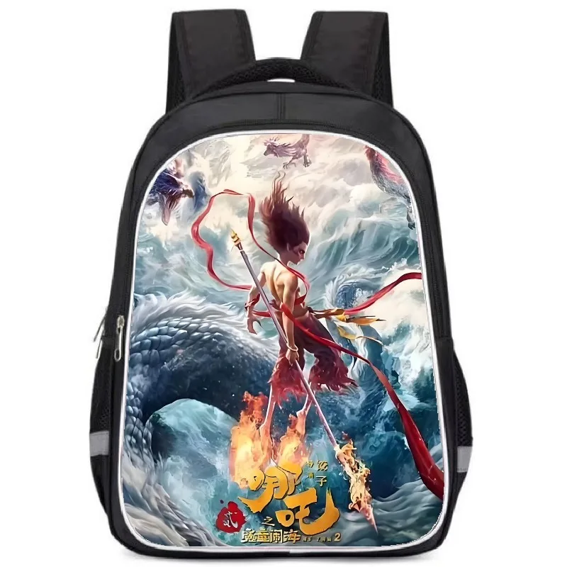

Nezha Primary School Students Aobing Devil's Schoolbag Burden Alleviation Lightweight and Large-capacity Kindergarten Backpack