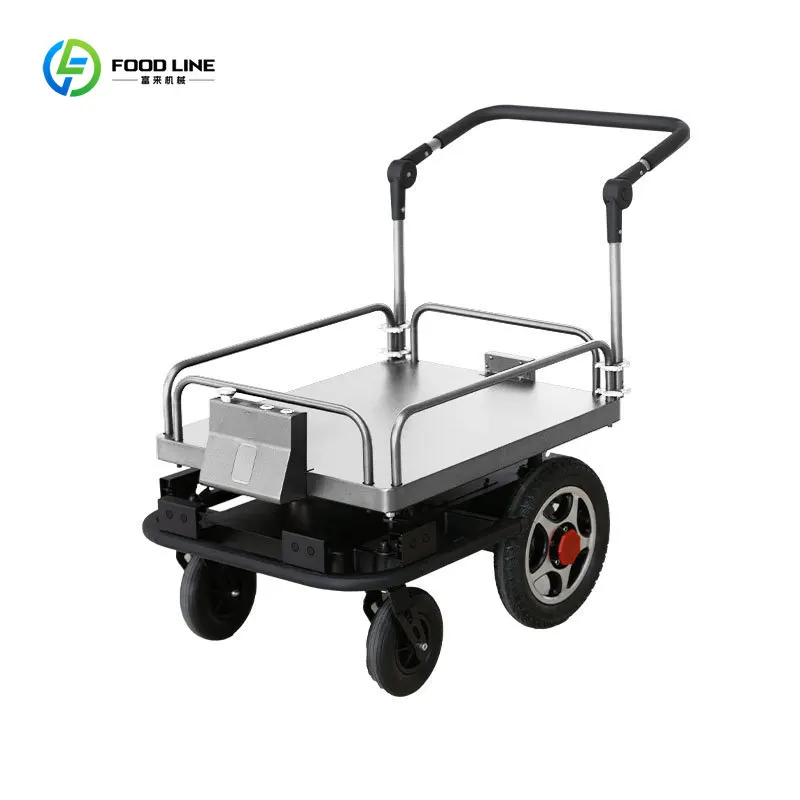 Customized Warehouse Cargo Trolley Autonomous Vehicle Robot Autonomous Delivery Follow Robot Intelligent Handling Equipment