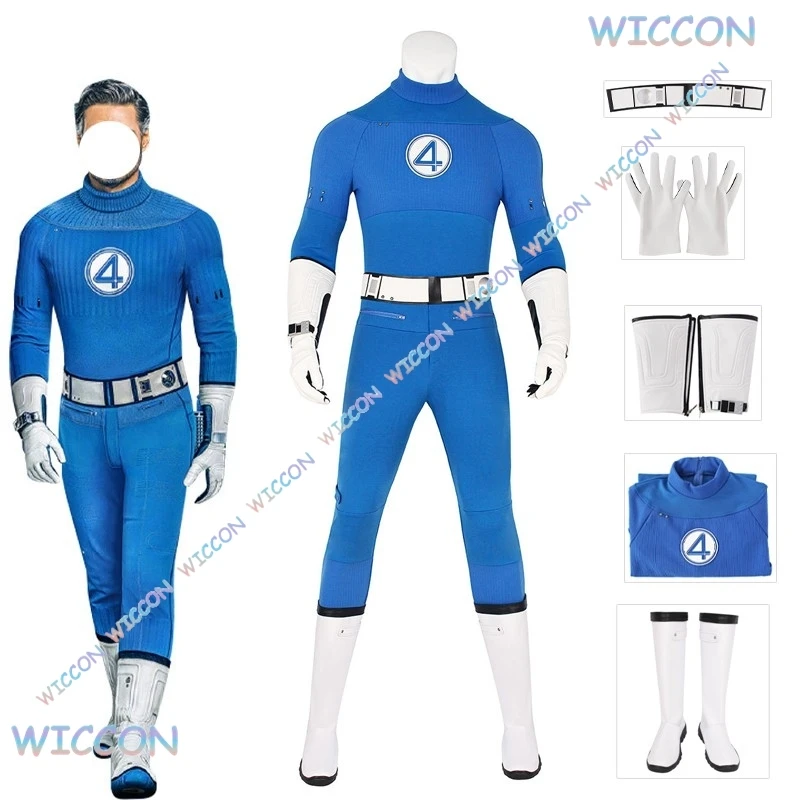 

Reed Richards Cosplay Costume Uniform Fantastic Human Four Shoes Halloween Carnival Party Christmas Play Role Clothes Clothing