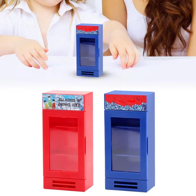 Speel Keuken Speelgoed Fantasiespel Koelkast Bureau Ornament Cola Automaat Speelgoed Voor Hobbyisten Jongens Meisjes Kinderdagverblijf Klaslokaal