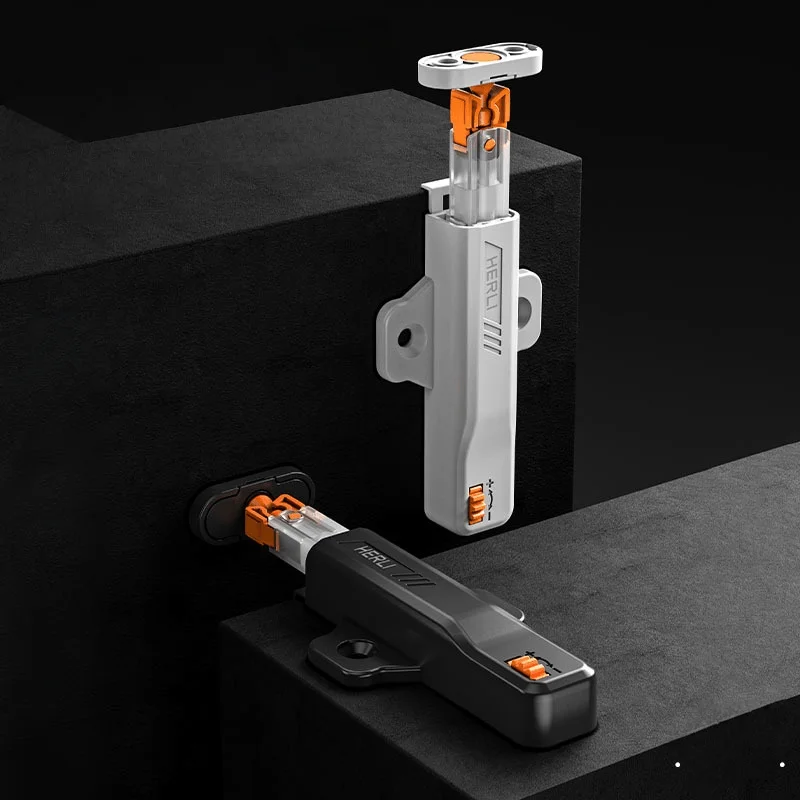 1.6mm Short Stroke Cabinet Door Push to Open Rebounder, No Handle Self-Pop Out Damper for Drawer Wardrobe