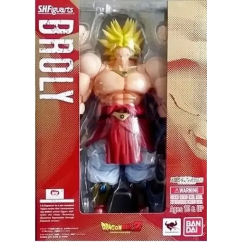 Original bandai s. h.figuarts dragon ball z figur anime shf exklusive action figur super saiyan broly modell puppen spielzeug geschenk