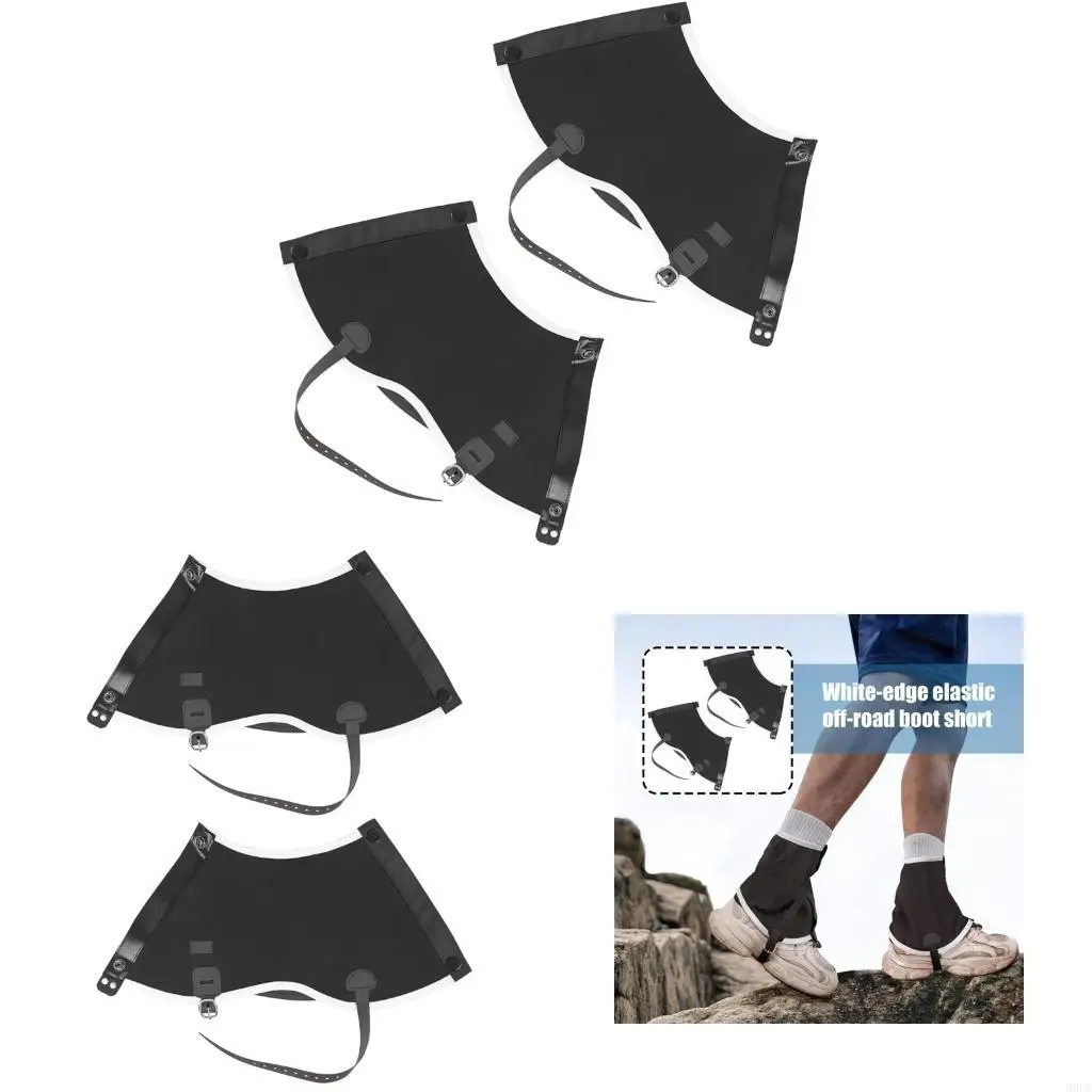 

68UA Water Resistant Short Ankle Gaiters for Hiking Trail Running Outdoor