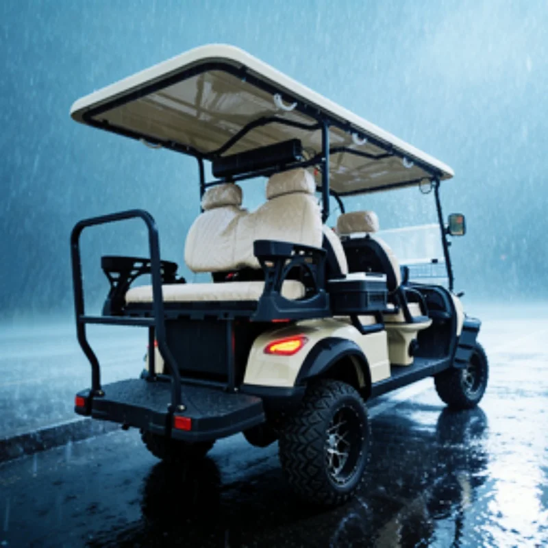 Brand New Off-Road Electric Golf Cart 6-Seater Shooting Hunting Transport Vehicle Customized 14-Inch Off Road Tires Front Basket